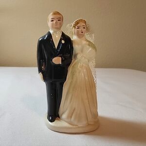 Wedding topper, Ceramic Vintage